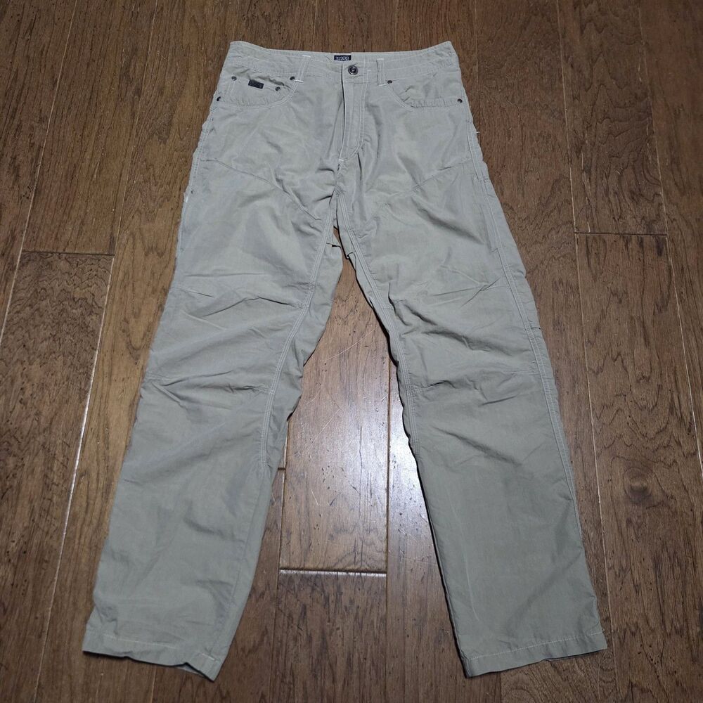 Kuhl Pants Mens 32x32 Beige Tan Tonal Hiking Camping Trail Trek Gropcore Camp